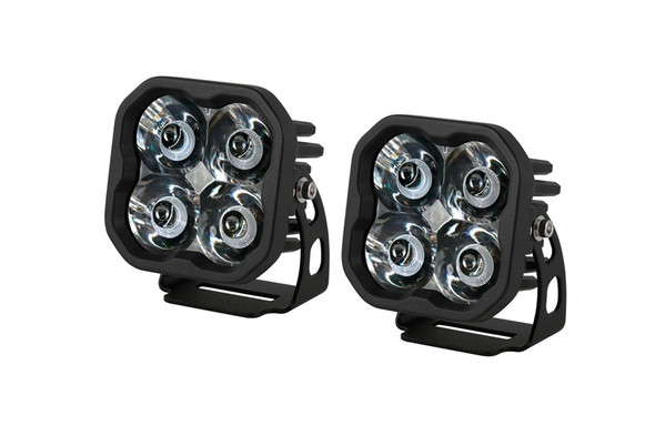 Diode Dynamics SS3 White Max LED Pod Pair, Spot - Amber