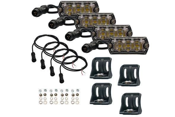 Nacho Offroad Technology NANO Scene White Lights - 4 Pack