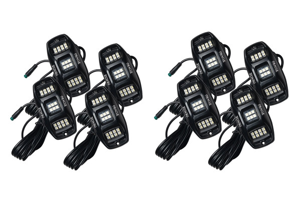 Oracle Lighting ColorSHIFT RGB Underbody Wheel Well Rock Light Kit - 8pc