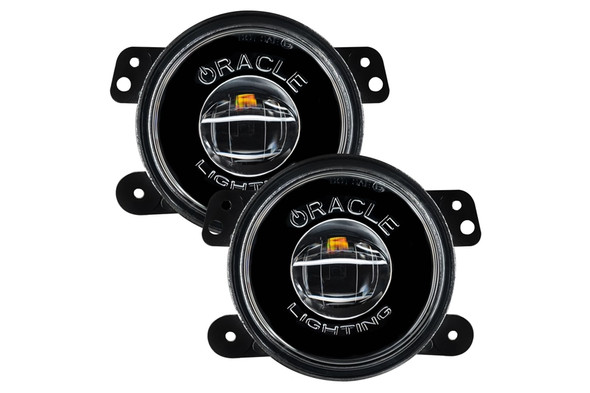 Oracle Lighting 5846-001 High Performance 20W LED Fog Lights with White Halo for 07-26 Jeep Wrangler JK, JL, & 20-26 Jeep Gladiator