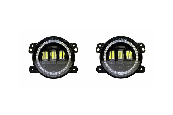 Quake LED Tempest Series 4in HD-RGB Fog Lights