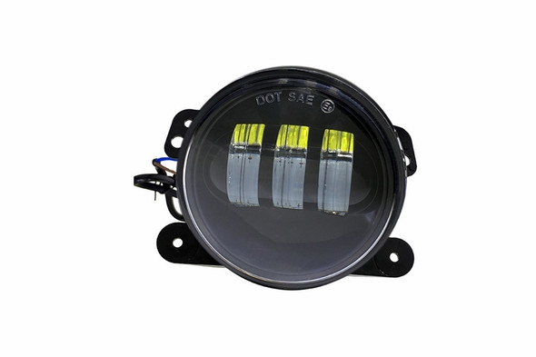 Quake LED 4in Tempest Series RGB Fog Lights, Black - Quad Lock/Interlock Compatible