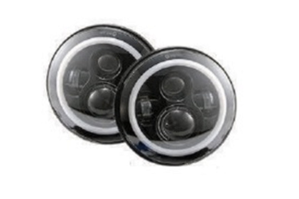 Quake LED Tempest Series 7in RGB HD Accent Headlights