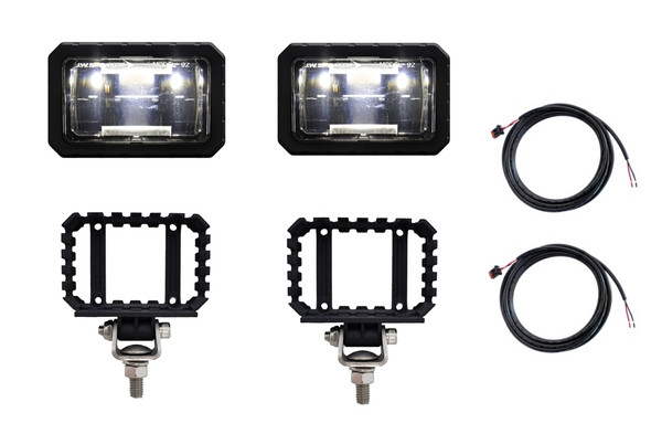 J.W. Speaker Mosaic 12V LED High Beam and Front Position LED Light Kit w/ Mount & Harness