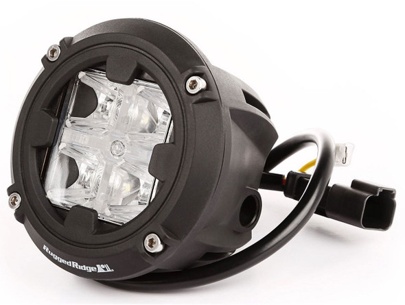 Rugged Ridge Round LED Light 3.5 inches, Combo High/Low Beam