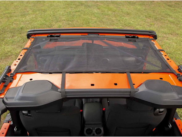 Rugged Ridge Eclipse Front Sun Shade, Black