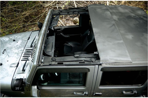 Rampage Trailview Tonneau Top w/ Fold-Back Sunroof
