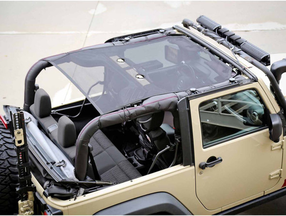 Rugged Ridge Eclipse Sun Shade, Black
