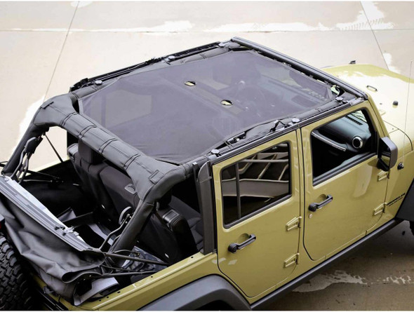 Rugged Ridge 13579.05 Full Eclipse Sun Shade in Black for 07-18 Jeep Wrangler JK Unlimited 4-Door