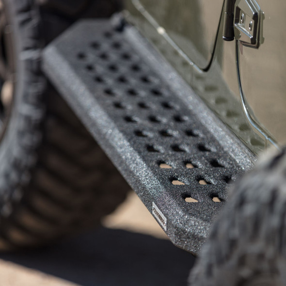 Go Rhino RB20 Running Boards, No Drop Steps - Bedliner Coating