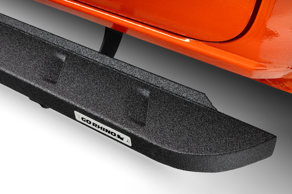 Go Rhino RB10 Slim Line Running Boards w/ Brackets - Bedliner Coating