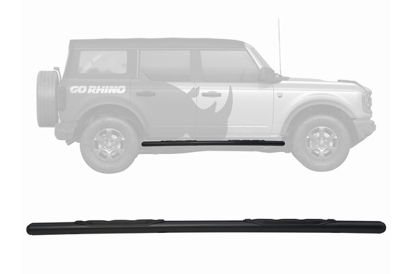 Go Rhino 5in 1000 Series Side Step Kit - Textured Black