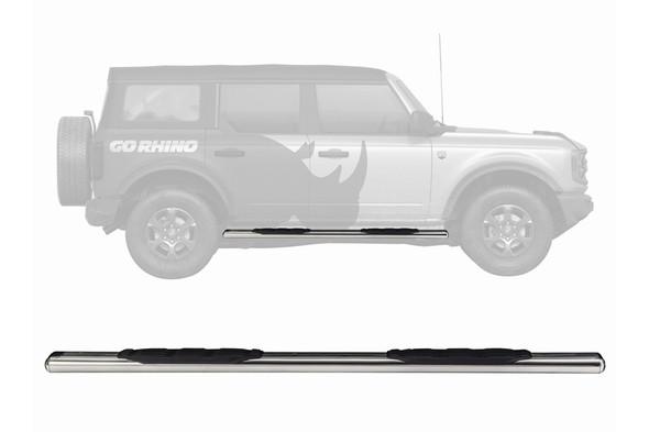Go Rhino 5in 1000 Series Side Step Kit - Polished