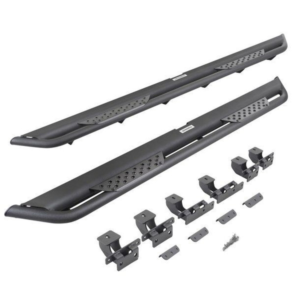 Go Rhino Dominator Xtreme DT Side Steps w/ Mounting Bracket Kit
