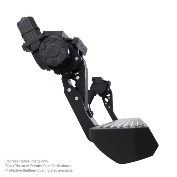 Go Rhino E1 Electric Running Board Kit w/ Brackets - Bedliner Coating