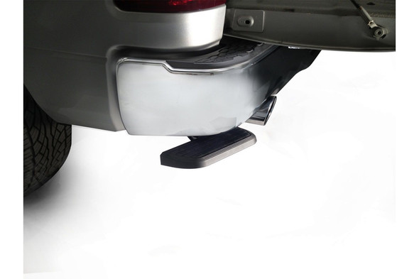 Amp Research BedStep Retractable Bumper Step - Black