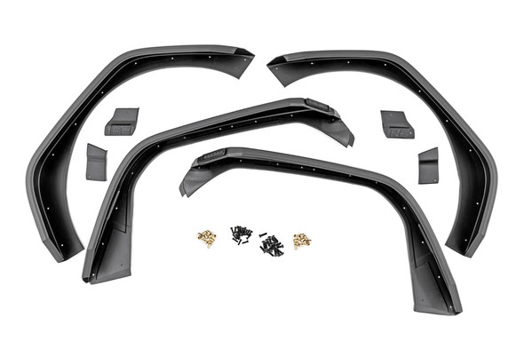 Rough Country High Clearance LED Flat Fender Flare Kit
