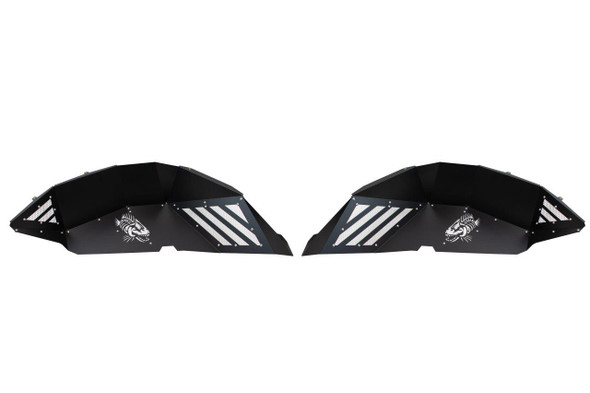 Fishbone Offroad Aluminum Rear Inner Fenders - Black