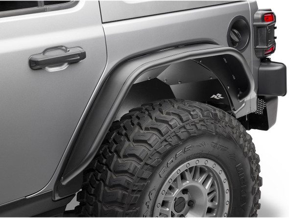 Rugged Ridge 11615.72 HD Steel Tube Fenders Rear Fenders for 18-26 Jeep Wrangler JL