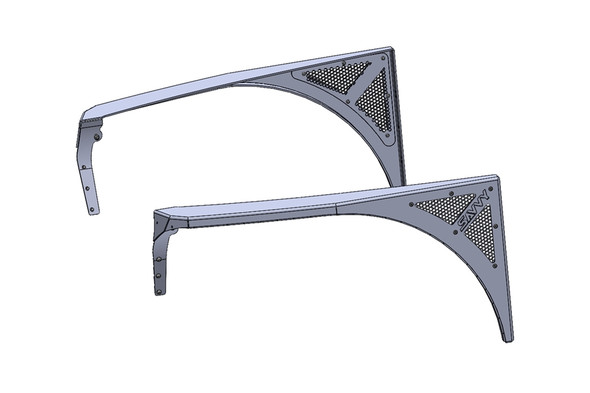 Savvy Offroad Legacy Aluminum Front High Line Fenders - Bare