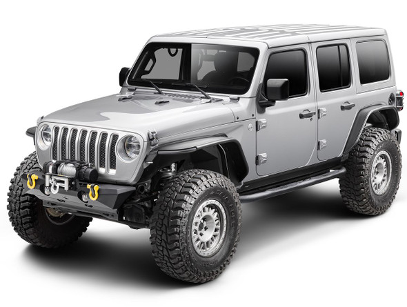 Rugged Ridge 11615.62 Aluminum Inner Fender Flare Liners Rear Liners for 18-26 Jeep Wrangler JL