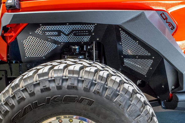 DV8 Offroad Front Inner Fenders, Black