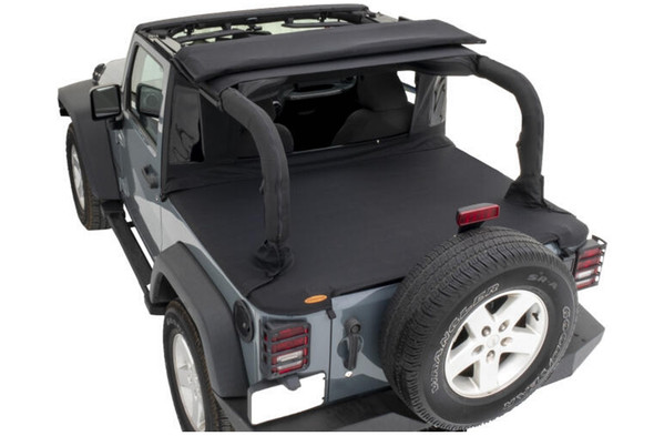 Bushwacker Trail Armor Flatback Soft Top - Black