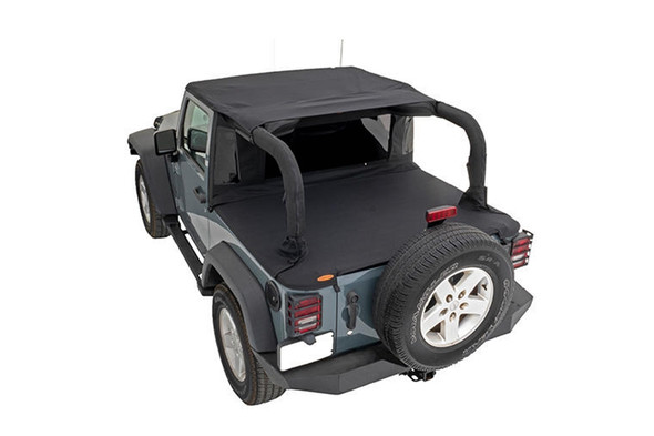 Bushwacker Trail Armor Flatback Soft Top - Black