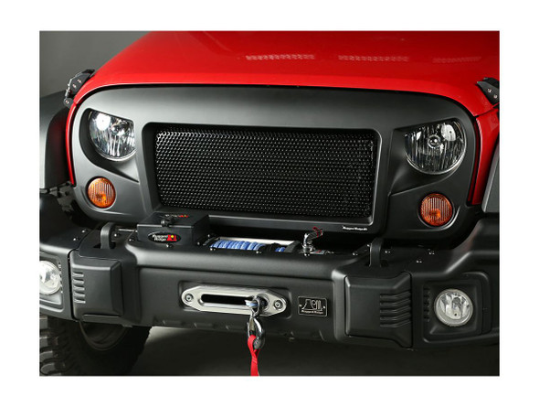 Rugged Ridge Spartan Grill Satin Black
