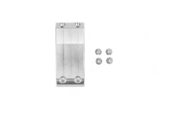 DV8 Offroad Xtract Hitch Skid Replacement Pad - Aluminum