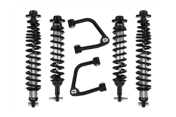 Icon Vehicle Dynamics 2-3in Stage 3 Lift Kit w/ Tubular UCA and Heavy Rate Rear Spring