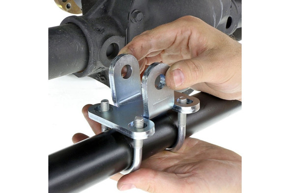 RockJock Steering Stabilizer Shock Bracket Kit