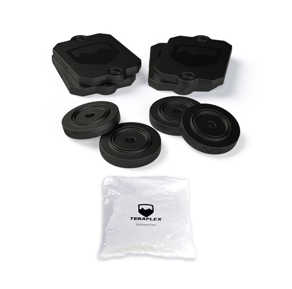 Teraflex Front and Rear Bump Stop Strike Pad Kit