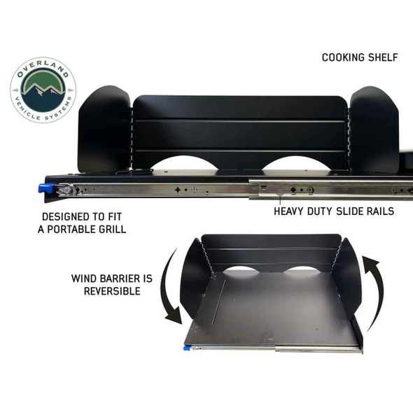 Overland Vehicle Systems Camp Cargo Kitchen w/Slide Out Sink/Shelf/Work Station