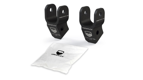 Teraflex 2in Front Shock Extension Bracket Kit - 2-2.5in Lift