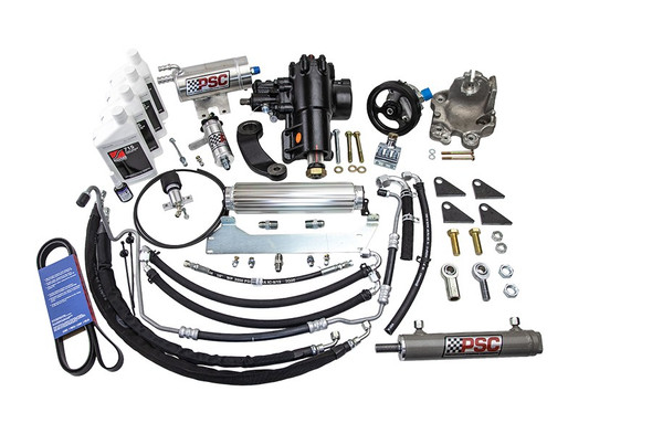 PSC Cylinder Assist™ Steering Kit w/ Aftermarket Front Axle 8in Lock-to-Lock 1.75in Tie Rod
