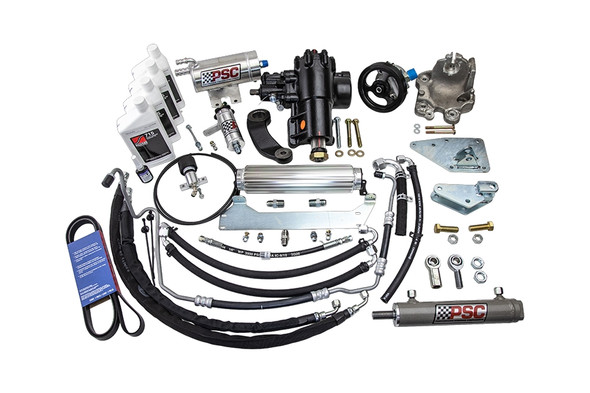 PSC Cylinder Assist Steering Kit for OE Axles and Tie Rod