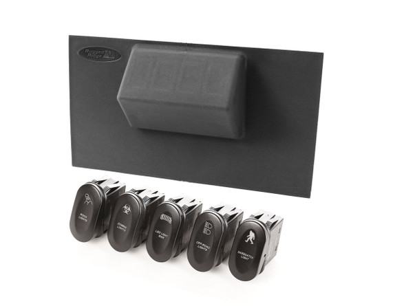 Rugged Ridge Etched Lower 4 Switch Panel Kit