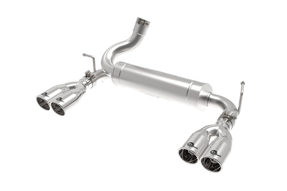 aFe POWER Rebel Series 2.5in Axle-Back Exhaust System w/ Polished Tips