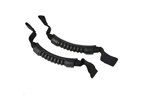 Rugged Ridge Front Headrest Grab Handles Black