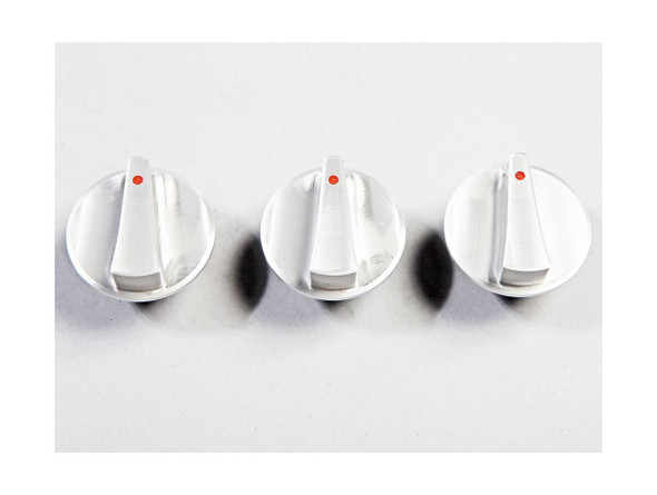 Rugged Ridge Climate Control Knob Set Red