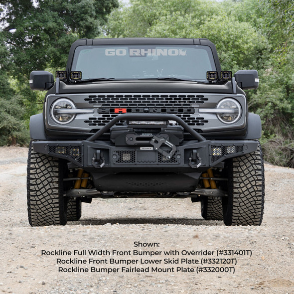 Go Rhino Rockline Fairlead Mounting Plate