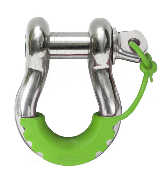 Daystar Pair Locking D-Ring Isolators, Fluorescent Green