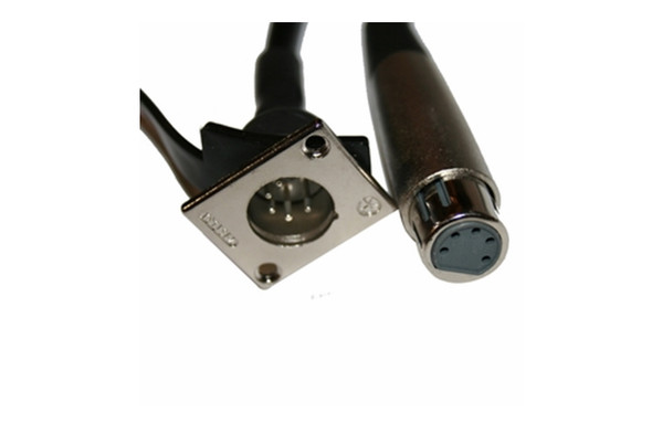 BULLDOG Winch 3ft Plug Extension, 5-Prong, Standard Series 10041x