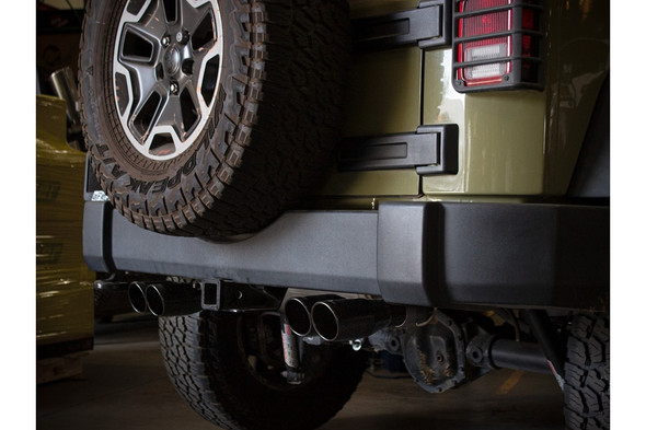 aFe POWER Vulcan Series 2.5in Cat-Back Exhaust System - Black Tips