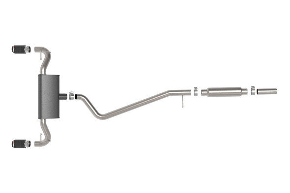 aFe POWER Vulcan Series 2.5in Cat-Back Exhaust System w/ Carbon Fiber Tip