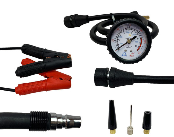 Up Down Air EGOI Air Compressor System w/ Storage Bag, Hose and Attachments