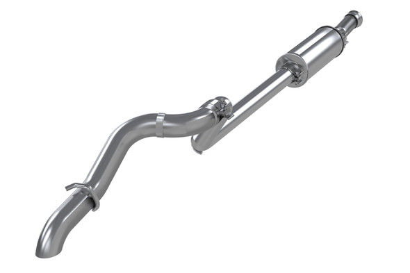 MBRP 2.5in Cat-Back Single Rear Exit Exhaust System - Aluminum