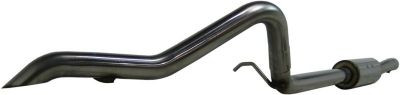 MBRP S5514409 XP Series "Off Road" Cat Back Exhaust System In T-409 SS for 07-11 Jeep Wrangler JK w/ 3.8L