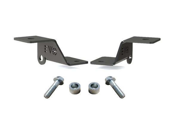 Evo Manufacturing A-Pillar Cowl Ditch Light Mounts, Pair - Black